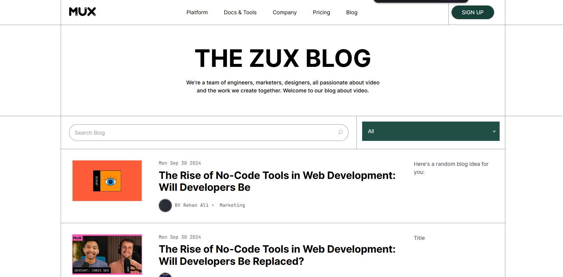 Zux blog