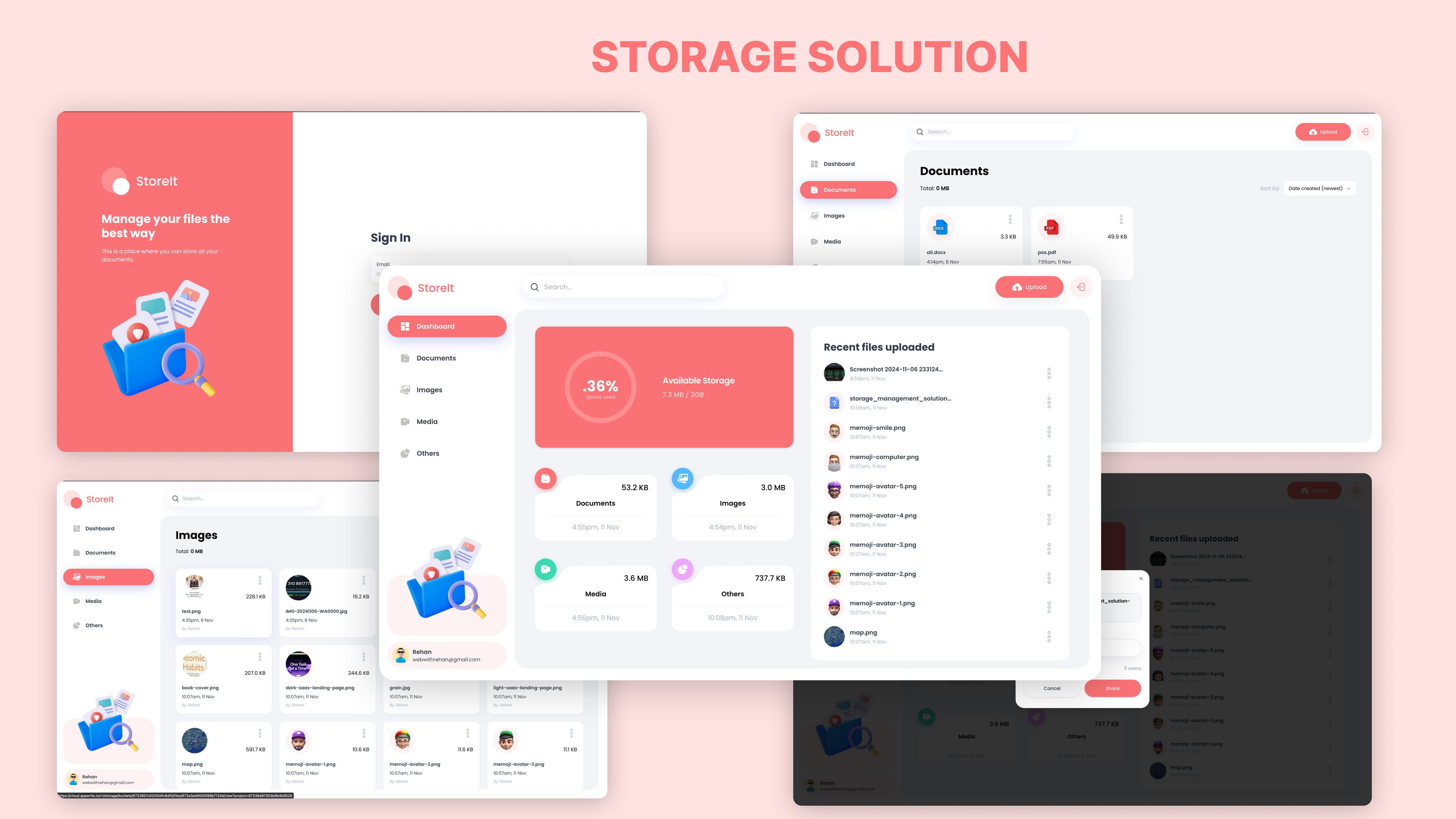 StoreIt Cloud – File Management Platform